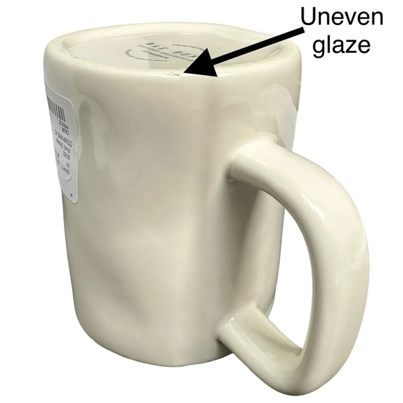 Rae Dunn CREATE Mug Coffee Tea White with Black Typewriter Letters NWT 2017 OG - Picture 9 of 12